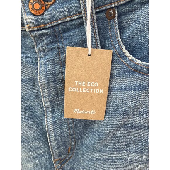 Madewell Womens Eco Collection Organic Cotton Flare Jeans Size 30 Sustainable Me - Picture 2 of 9